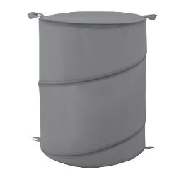 12 pieces Bh Round Grey Laundry Hamper 14.9x19.68i - Laundry Baskets & Hampers