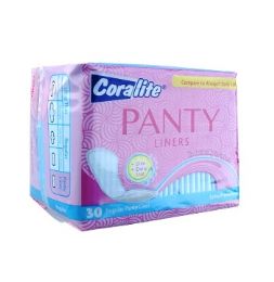 24 pieces Coralite Panty Liners 30ct - Feminine Care
