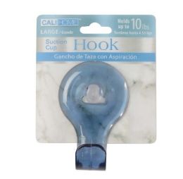 24 pieces Ch HooK-Suct Cup Blue Large 2x3.25in - Shower Accessories