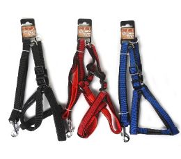 48 pieces Bp Dog Harness & Leash Set Sm 3 Asst - Pet Collars and Leashes