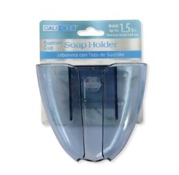 24 pieces Ch Soap HoldeR-Suct Cup Bl 3.5x3.5x1.75i - Shower Accessories