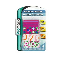 48 pieces 4ct Wedge Erasers, Assorted - Erasers