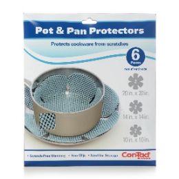 12 pieces CoN-Tact Pot & Pan Protectors Lagoon 6pc - Contact Paper
