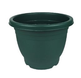 24 pieces Bh Plastic Garden Planter Green 11.8x9in - Garden Planters and Pots