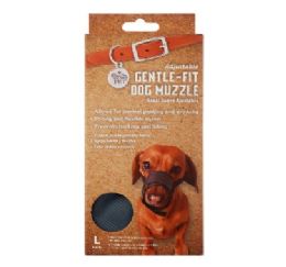 96 pieces Bp Dog Muzzle Lg 6-8in Dia Adjustable - Pet Collars and Leashes