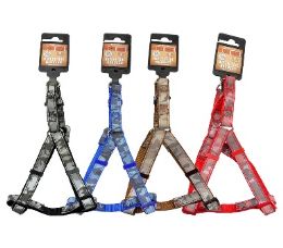 96 pieces Bp Dog Harness Sm 4 Asst Reflective - Pet Collars and Leashes