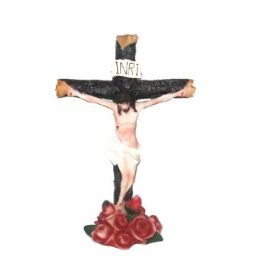 12 pieces Religious Crucifix Polyresin 12.5 X 2.8 Inches - Religious Decor