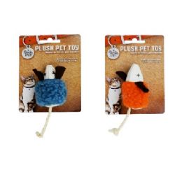 72 pieces Bp Pet Toy Plush Mouse 2 Asst - Pet Toys