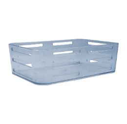36 pieces Ch Holder Tray Blue Lg 8x5.25x2.5in - Serving Trays