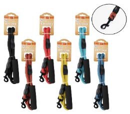 96 pieces Bp Dog Leash Rope 47in 6 Asst Solid - Pet Collars and Leashes