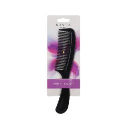 144 pieces Bc Black Comb With Handle 8in - Hair Brushes & Combs