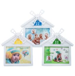 12 pieces Photo Frame Plastic Baby 3 Assorted - Picture Frames