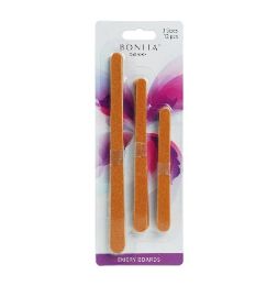 144 pieces Bc Emery Boards 3 Sizes 12 ct - Manicure and Pedicure Items