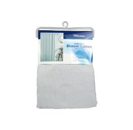 24 pieces Bh S-Curtain W-Hooks 70x72in Gy Polyster - Shower Curtain