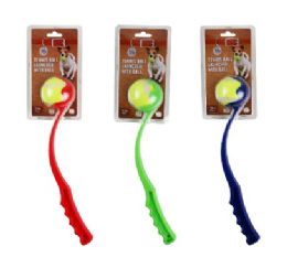 72 pieces Bp Pet Toy Tennis Ball Launcher 15in - Pet Toys