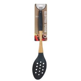 72 pieces Nylon Slotted Spoon Grey 13 Inches - Kitchen Utensils