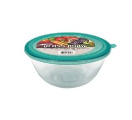 16 pieces Bh Glass Bowl Green Lid 33.8oz - Kitchen Bowls