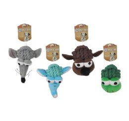 48 pieces Bp Pet Rope Toy Asst Animals 4.9-7in - Pet Toys