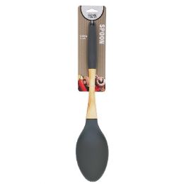 72 pieces Nylon Spoon Grey 13 Inches - Kitchen Utensils