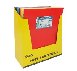 48 pieces Neon Two Pocket Poly Portfolio - Folders and Report Covers