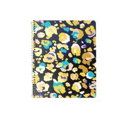 24 pieces Midnight Garden 70 Ct College Ruled Theme Books Leopard With Foil - Note Books & Writing Pads