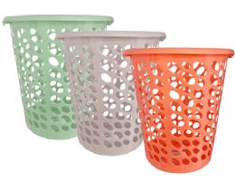 24 pieces Bh Pl Laundry Basket 3 Colors 7.6 Gal - Laundry Baskets & Hampers