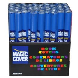 72 pieces Magic Cover Solid Blue 18x6 ft - Contact Paper