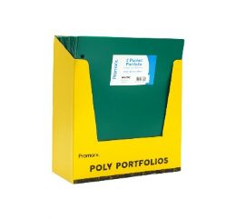 48 pieces Promarx 2 Pocket Green Portfolio Poly - Folders and Report Covers