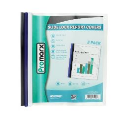 36 pieces 3 Slide Lock Poly Report Covers - Folders and Report Covers