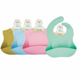 72 pieces Bonita Home Bh Silicone Baby Bib Asst - Baby Utensils