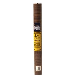 12 pieces Magic Cover Pecan 18x9 ft - Contact Paper