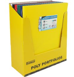 48 pieces Promarx 2 Pocket Asst Poly Portfolio - Folders and Report Covers
