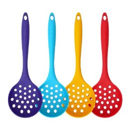 72 pieces Bh Silicone & Nylon Skimmer 11in Asst - Kitchen Utensils