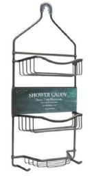 6 Pieces Aluminum Shower Caddy Charcoal - Shower Accessories