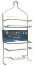 6 Pieces Chrome Aluminum Shower Caddy - Shower Accessories
