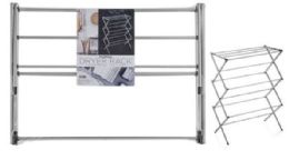 5 Pieces Foldable Drying Rack Gray - Laundry Baskets & Hampers