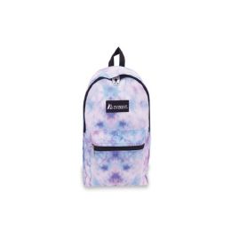 30 Pieces Basic Pattern Backpack In Pup Tie Dye Print - Backpacks 15" or Less