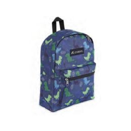 30 Pieces Basic Pattern Backpack In Dinosaur Print - Backpacks 15" or Less