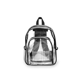 20 Pieces Clear Backpack 12 inch W X 14.5 inch H X 4 inch D - Backpacks 15" or Less