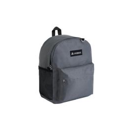 20 Pieces Classic Laptop Backpack W/ Duel Mesh Pockets Dark Gray - Backpacks 16"