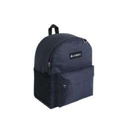 20 Pieces Classic Laptop Backpack W/ Duel Mesh Pockets Navy - Backpacks 16"