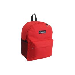 20 Pieces Classic Laptop Backpack W/ Duel Mesh Pockets Red - Backpacks 16"