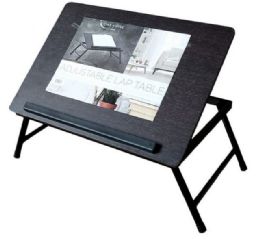 8 Pieces Adjustable Computer Table Walnut - Computer Accessories
