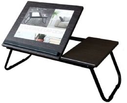 8 Pieces Adjustable Sliding Computer Table Gray - Computer Accessories