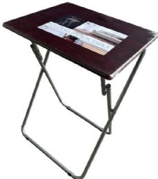6 Wholesale Cherry Wooden Folding Snack Table