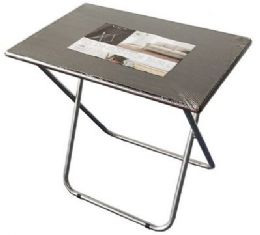 4 Wholesale Jumbo Wooden Folding Snack Table Brown