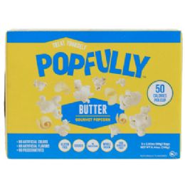 12 pieces Microwave Popcorn 8.46oz 3ct Bag Butter Gourmet Popfully - Store
