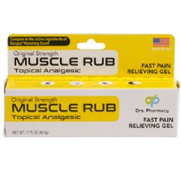 24 pieces Drs Pharmacy Muscle Rub Topical Analgesic 1.75oz - Pain and Allergy Relief