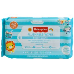 12 pieces Wipes Flushable 42ct Fresh Scent Fisher Price - Personal Care Items