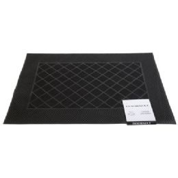 24 pieces Doormat Rubber Pin Black 16x24 Packed In Bale Ref #wS-923 - Mats